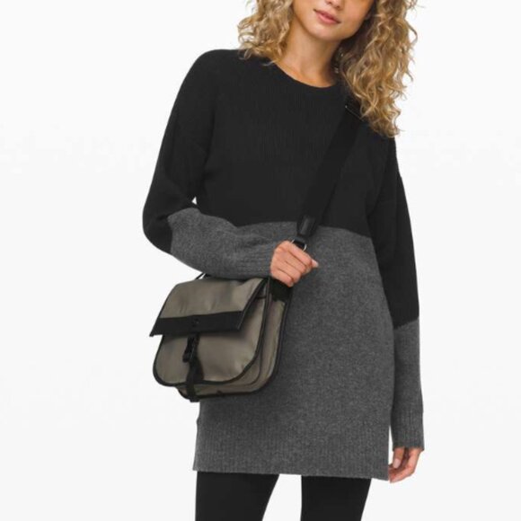 lululemon Women's Restful Intention Cashmere Sweater - Black & Grey - US XS - Picture 4 of 8